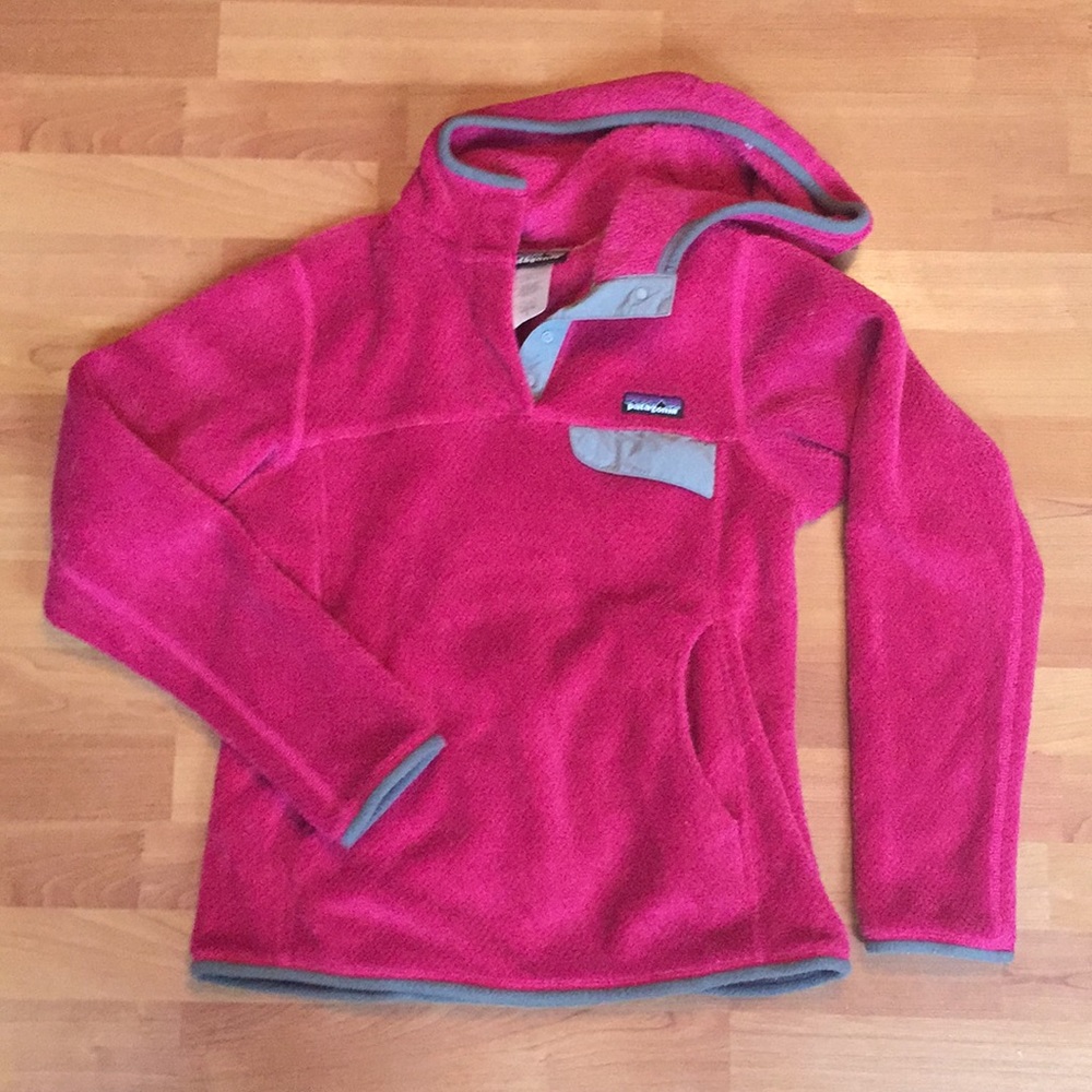 RARE Patagonia Snap Fleece HOODY